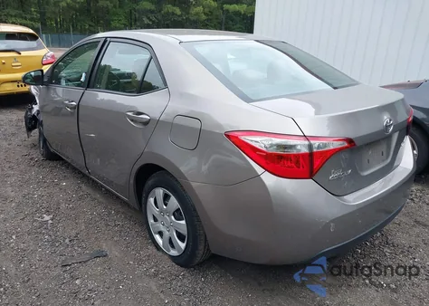 2014 Toyota Corolla Le z USA, uszkodzony, nr VIN 2T1BURHE9EC210157